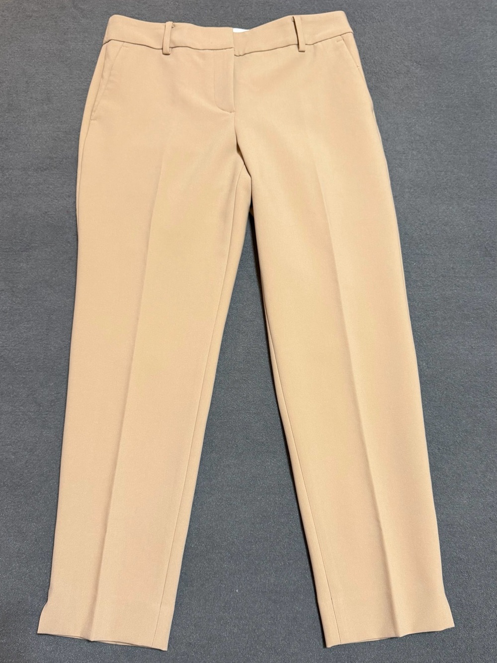 Talbots Womens Hampshire Ankle Pants Tan Stretch Mid Rise Career Sz 4 NWT - Picture 6 of 16